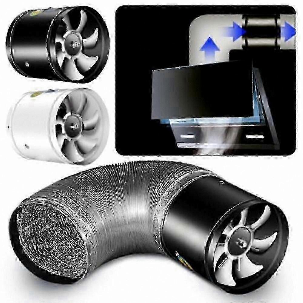 Potente Ventilador de Extracción Silencioso con Súper Succión, Solución de Ventilación para Baño