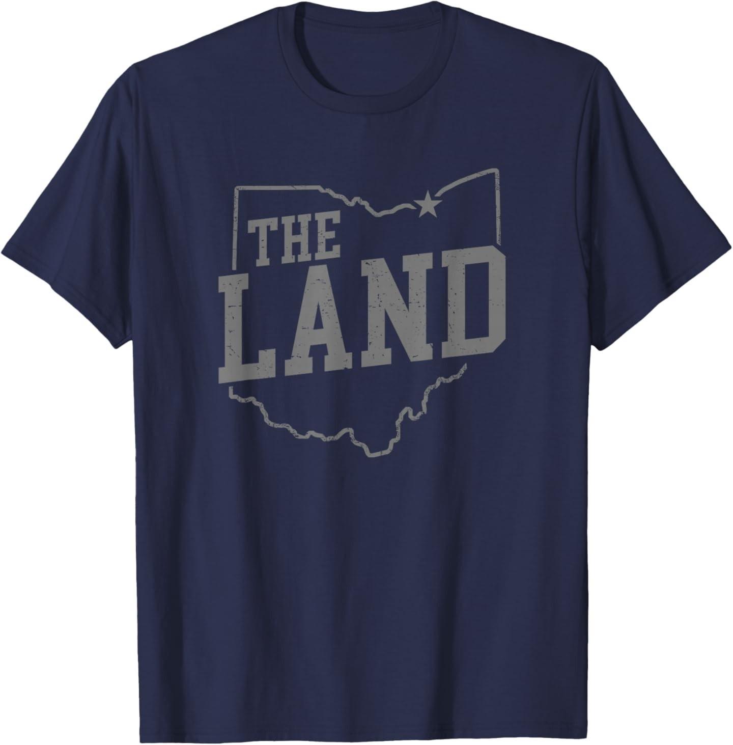 Retro The Land Cleveland Ohio - Classic Throwback Souvenir T-Shirt S