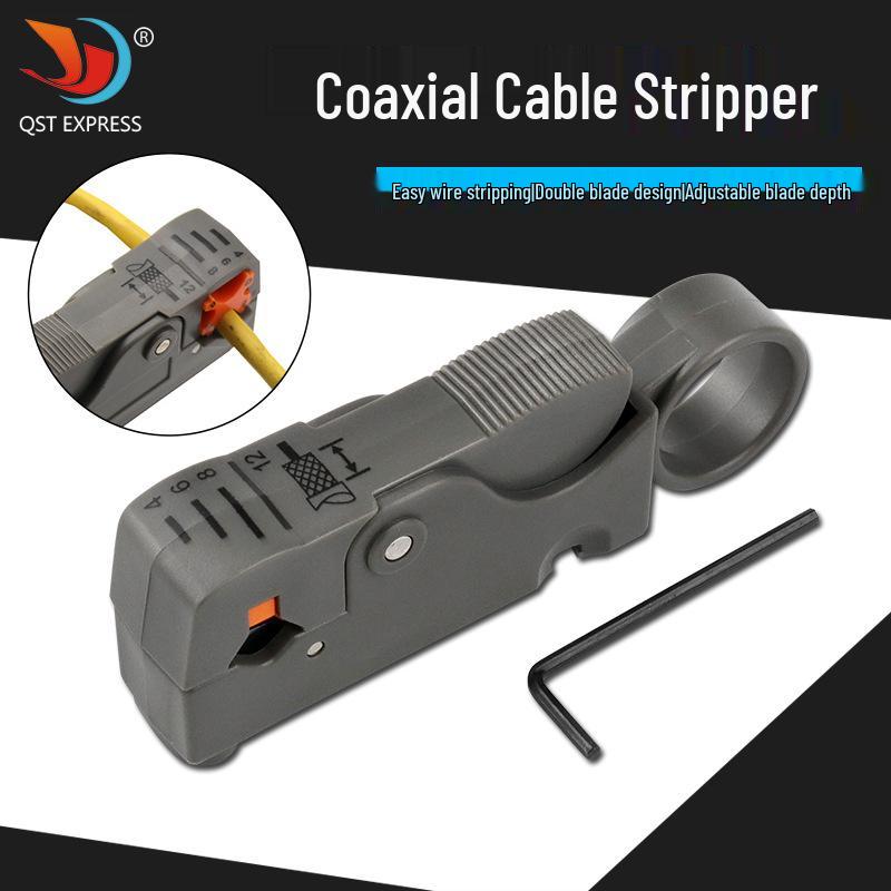 Coaxial Cable Stripper & Network Pliers Tool
