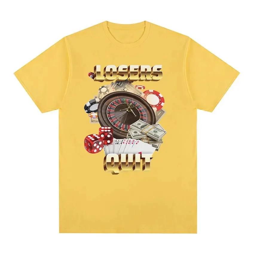 T Shirt Men's Vintage Fashion O-Neck Clothing T-shirts Unisex Casual Cotton Oversized T-shirt