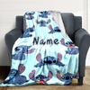 Custom Name Lilo Stitch Dreamscape blanket for Couch & Bed, Plush Cozy Fuzzy Blanket Super Soft & Warm Blankets for Fall and Winter. 0908408