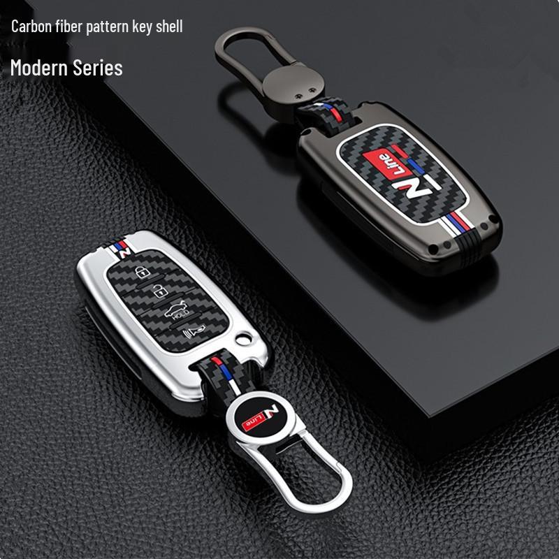 Hyundai Sonata & Elantra Metal Key Case with Buckle