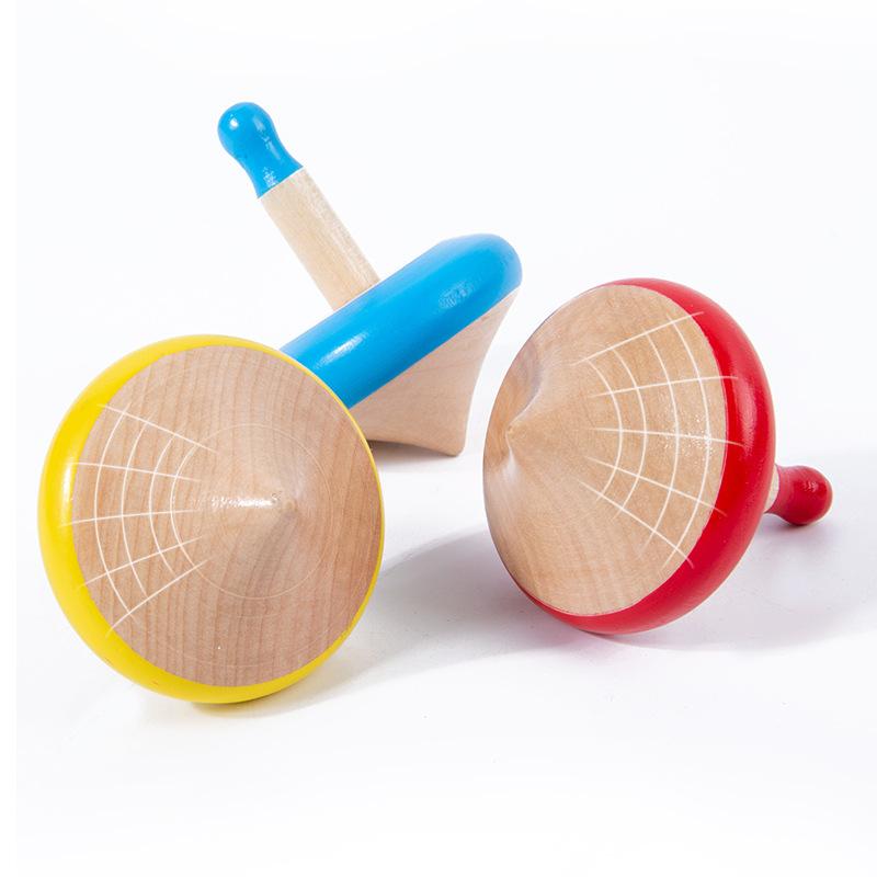 4pcs Gyro Toy Colored Gyro Toys Funny Table Tops Gyro Toys Portable Small Gyro Toy
