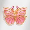 Retro Crystal Butterfly Brooch Pendant by Bo Xin Yun - Two-in-One Original Design