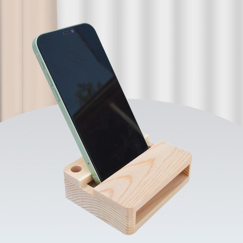 

In-Stock Exclusive Solid Wood Amplifier & Phone Stand As Shown