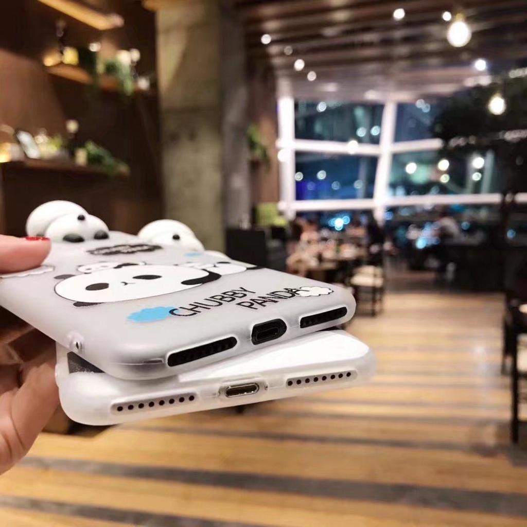 Cute 3d Cartoon Animals Tpu Silicone Phone Case Cover For Iphonex 6s 7 Plus 8