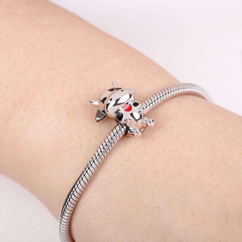 New  Copper Cat Dog Panda Owl Hedgehog Mouse Pendants Charms Beads Fit Original Pendant Bracelet Diy Jewelry For Women