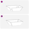 Garden Planter Rustic 50 X 50 X 15 Cm Weatherproof Steel