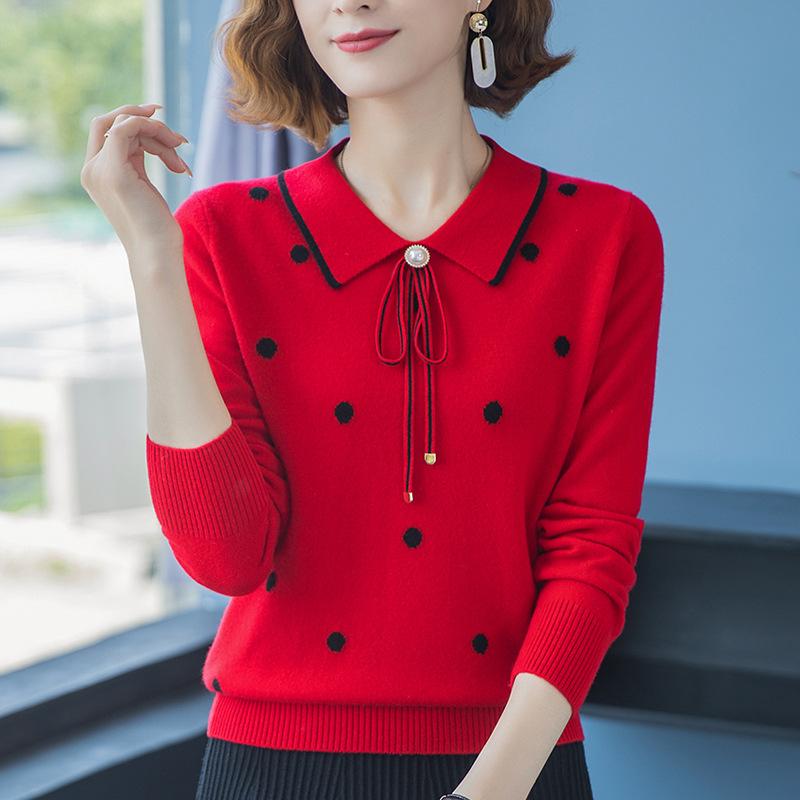 Women's Winter Warm Pullover Long Sleeve Letter Printed Casual Long Sleeve