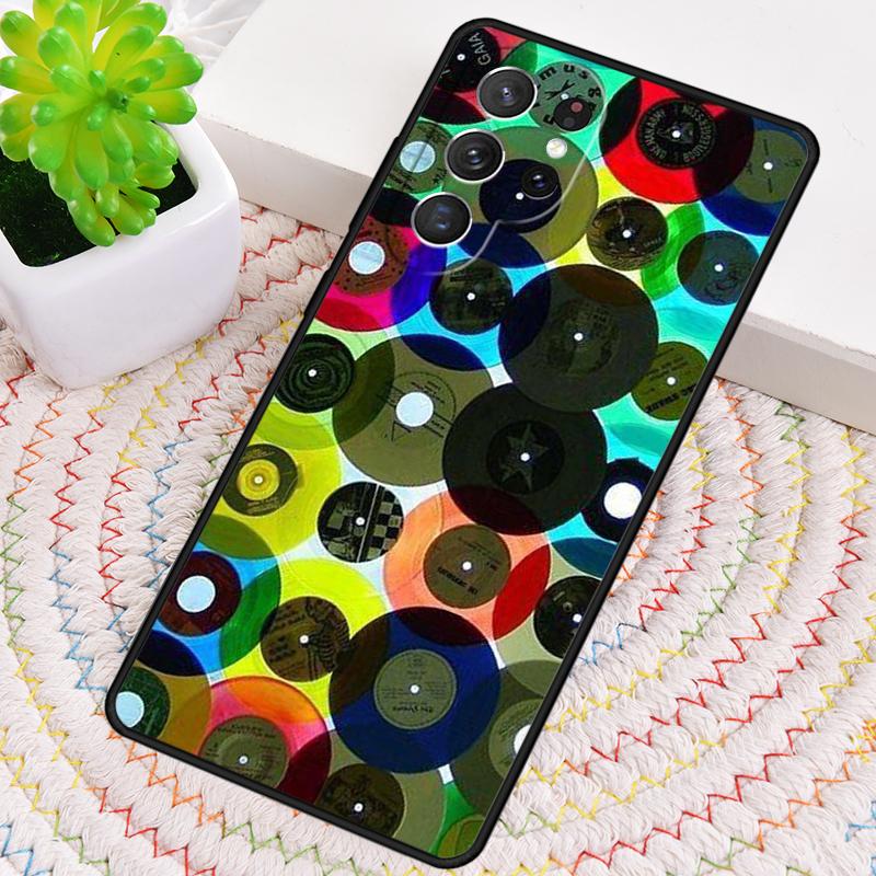Vinyl Record Original TPU Phone Case For Samsung Galaxy Note 10 Pro S26 S25 S24 S23 S22 Ultra Plus S21 FE S20 Shockproof Cover