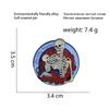 Creative Alien Skull Brooch Collection: Trendy Spaceship Badge