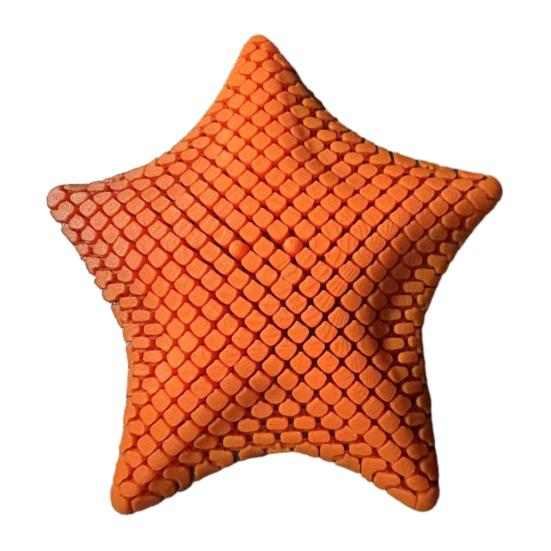 3D Printed Articulating Starfish Toy Flexible Anxiety Stress Relief Fidget Starfish Toy Home Office Desktop Decoration Ornament