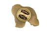 Polish Lowland Sheepdog, PON, Valee Sheepdog II - gold-plated pin brooch, elegant dog ornament, unique pin by Art-Dog brand