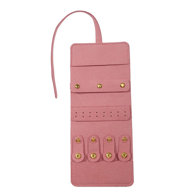 Travel Jewelry Box Portable Foldable Jewelry Box Roll For Jewelry Bracelet Ring Necklaces Earring Storage Bag For Travel Bags