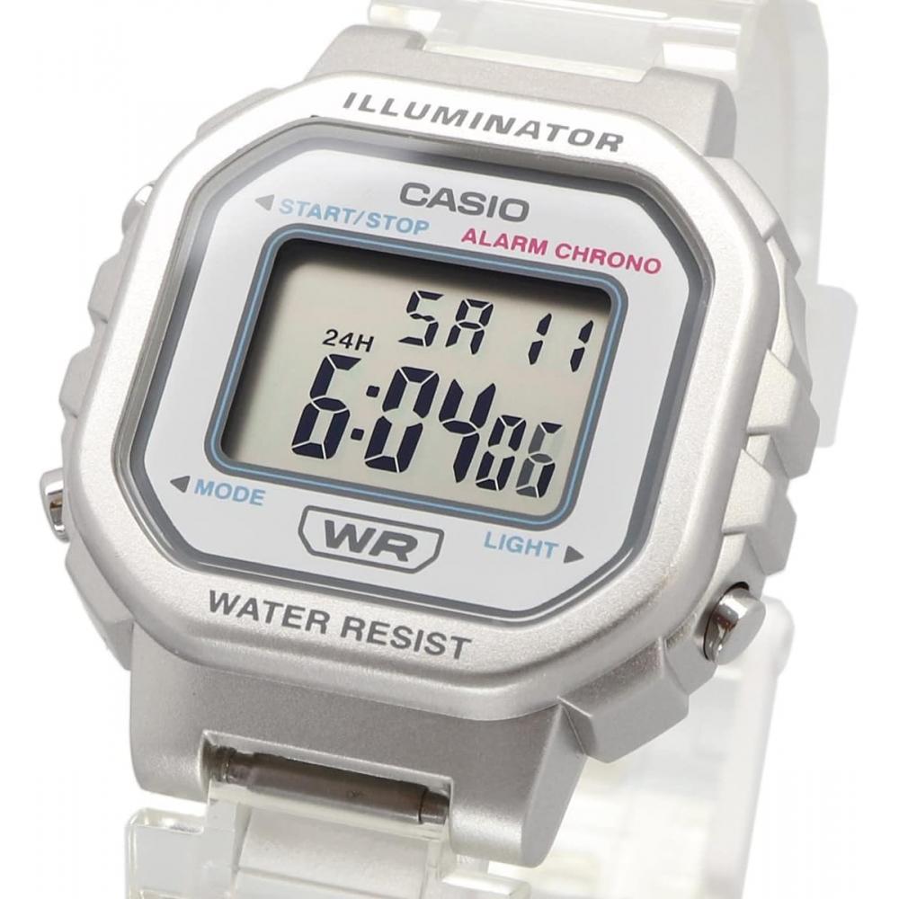 Casio Digital Watch Chipkashi La 20whs 7a Ladies Girls Kids Clear Overseas Model