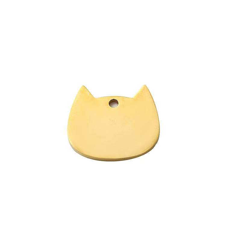 Laser-Engraved Stainless Steel Pet ID Tag for Dogs & Cats