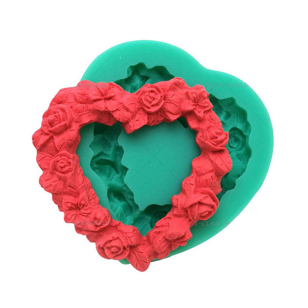 Valentines Theme Silicone Mold for Candle Soap Making Epoxy Resin Silicone Molds Fondant Silicone Molds for Candy Baking