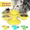 New Windmill Cat Toy Turntable Teasing Pet Toy Scratching Tickle Cats Hair Brush Funny Entertainment Toy for Cat