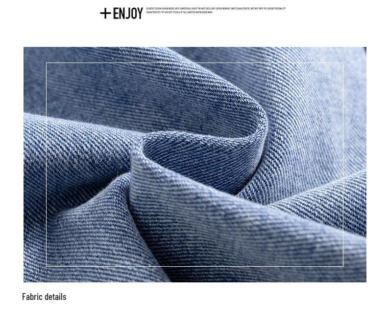 Women's High-Waist Denim Shorts, Summer 2022 Trend, Loose Fit, Mid-Length, Wide-Leg Design.