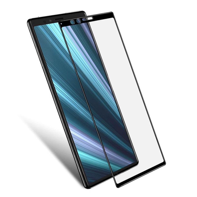 

IMAK Full Size Tempered Glass Screen Protector Guard Film for Sony Xperia 1 Type A