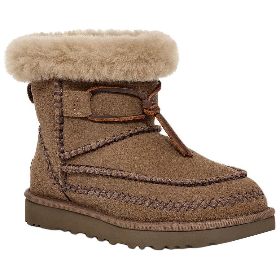UGG Classic Mini Alpine Boot Hickory (Womens) Women Sneakers 1158251-HCK