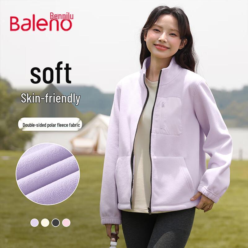 Baleno Women s Stand-Collar Fleece Jacket M