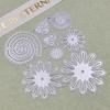 Flower Design Sunflower Leaf 3d Style Metal Cutting Die Stencil For Diy Scrapbooking Album Photo Embossing Paper Card Craft Decor