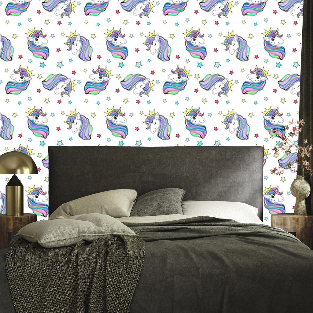 Beautiful Magical Unicorns Wallpaper for Living Room and Bedroom 50x1000