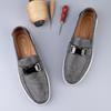 New Genuine Leather Loafers for Men Casual Shoes Fashion Summer Comfy Formal Shoes Slip On Driving Shoes Mocassins Dress Walking