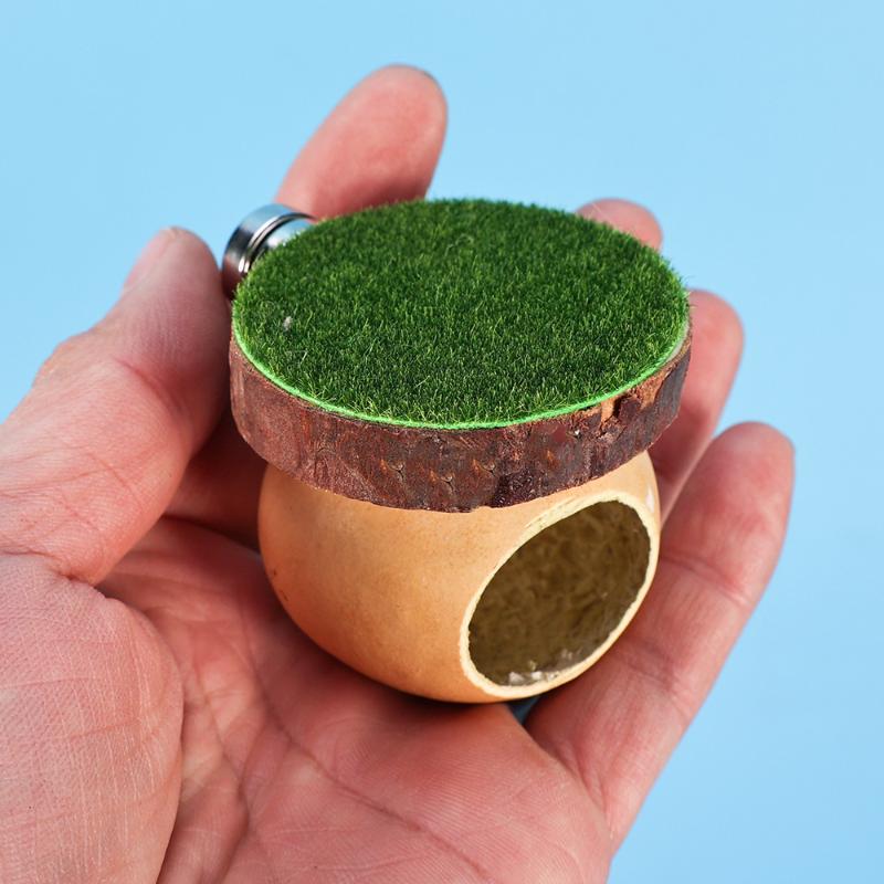 Mini Magnetic Spider Hide Cave Handmade Jumping Spider Enclosure Natural Habitat Decoration for Spider Lovers