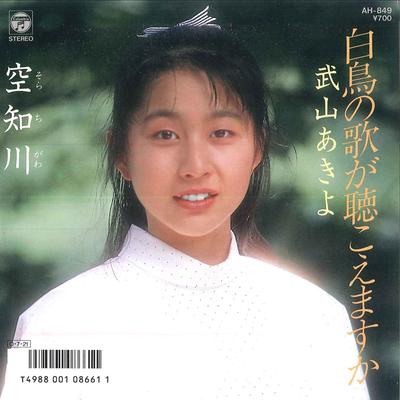 7inch Record AKIYO TAKEYAMA  Hakucho No Uta Ga Kikoemasuka AH849 COLUMBIA 1987 Japan Japanese PopRock Used