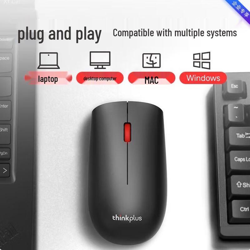 Lenovo ThinkPlus T60X Dual Mode Wireless Mouse