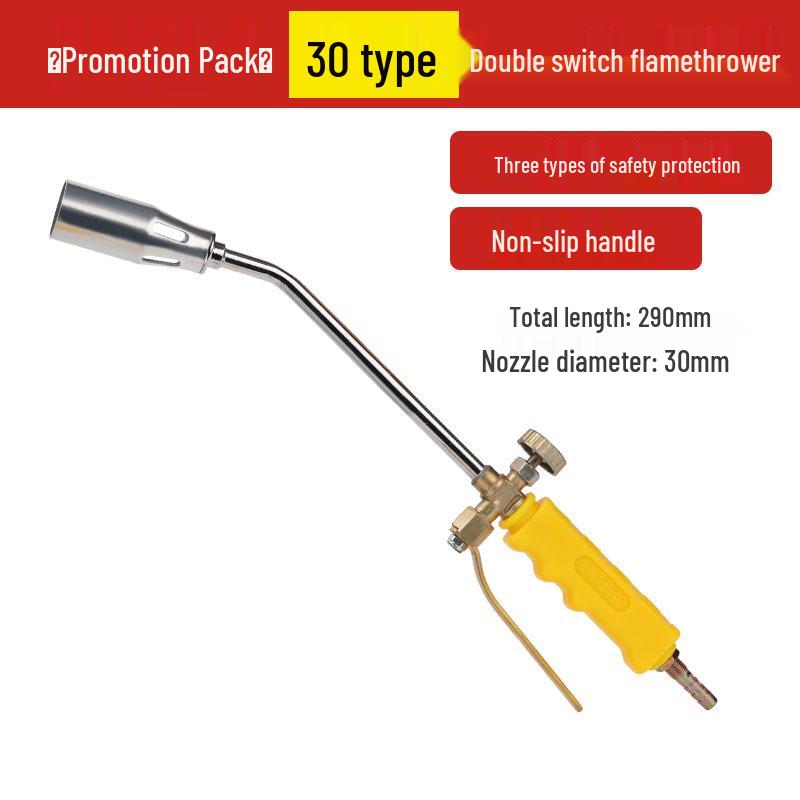 Portable Liquefied Gas Blowtorch for Household Use - Ideal for Singeing Pig Hair and Fire Starting