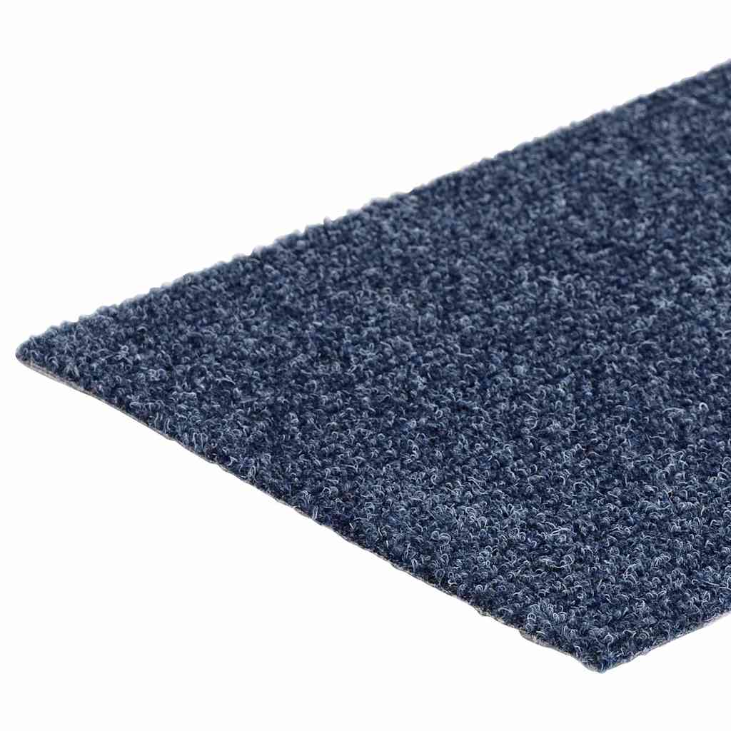 VidaXL Stufenmatten Selbstklebend 15 Stk. 76x20 cm Grau Blau Rechteckig