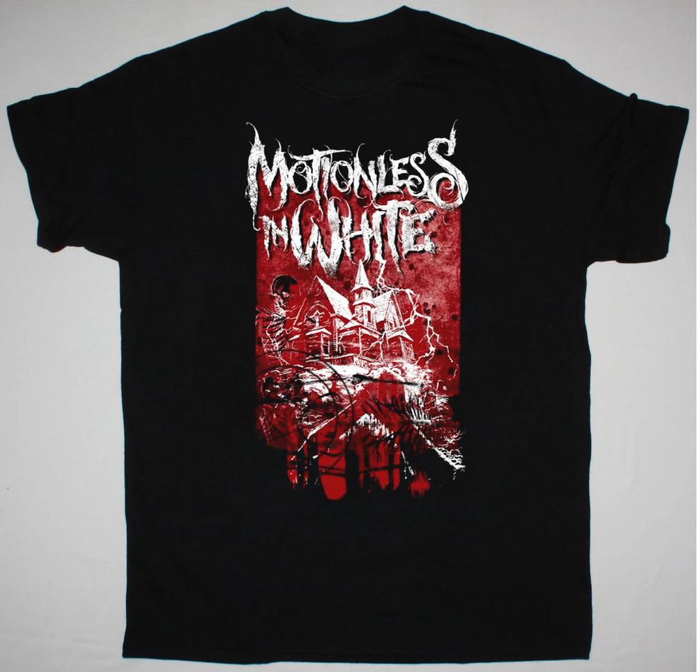 Motionless in White Geschenk für Familie Schwarzes T-Shirt Baumwolle S-5XL Unisex T-Shirt