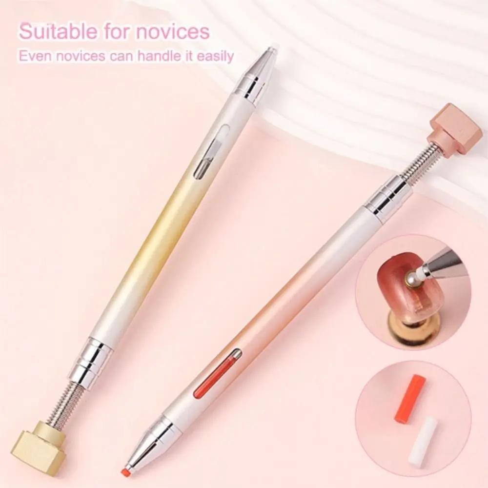 DIY Craft 5D Diamond Painting Pen Embroidery Multifunctional Rotating Glue Point Pen Refillable Wax Ergonomic Grip