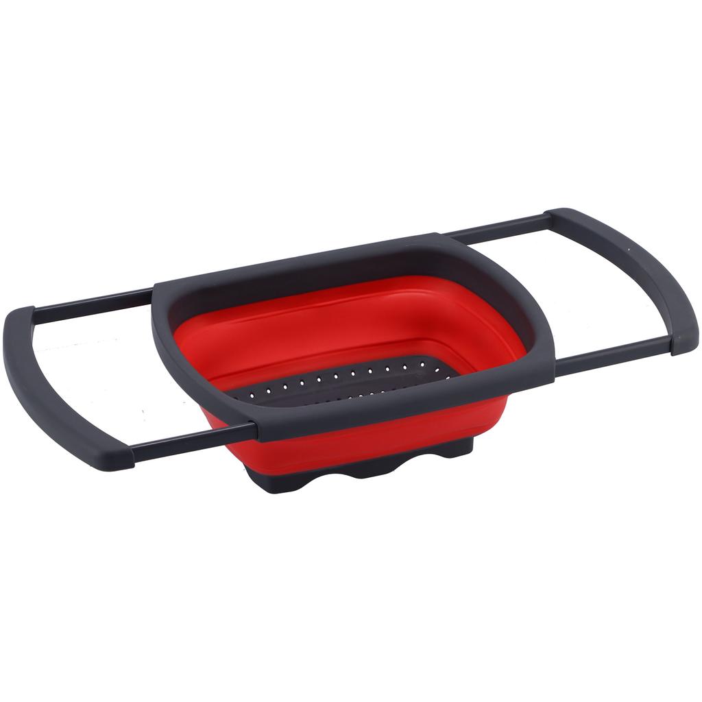 Folding Drain Basket Retractable Fruit Vegetable Washing Draining Basket for Home Kitchen Use