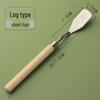 Rosewood Handle Oil Painting Knife: Acrylic & Gouache Pigment Scraper with Varnishing Flat and Pointed Blades