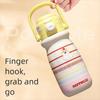 520ml Bounce Insulated Cup with Handle Vacuum-insulated Bottle Portable Cartoon Straw Cup  Office