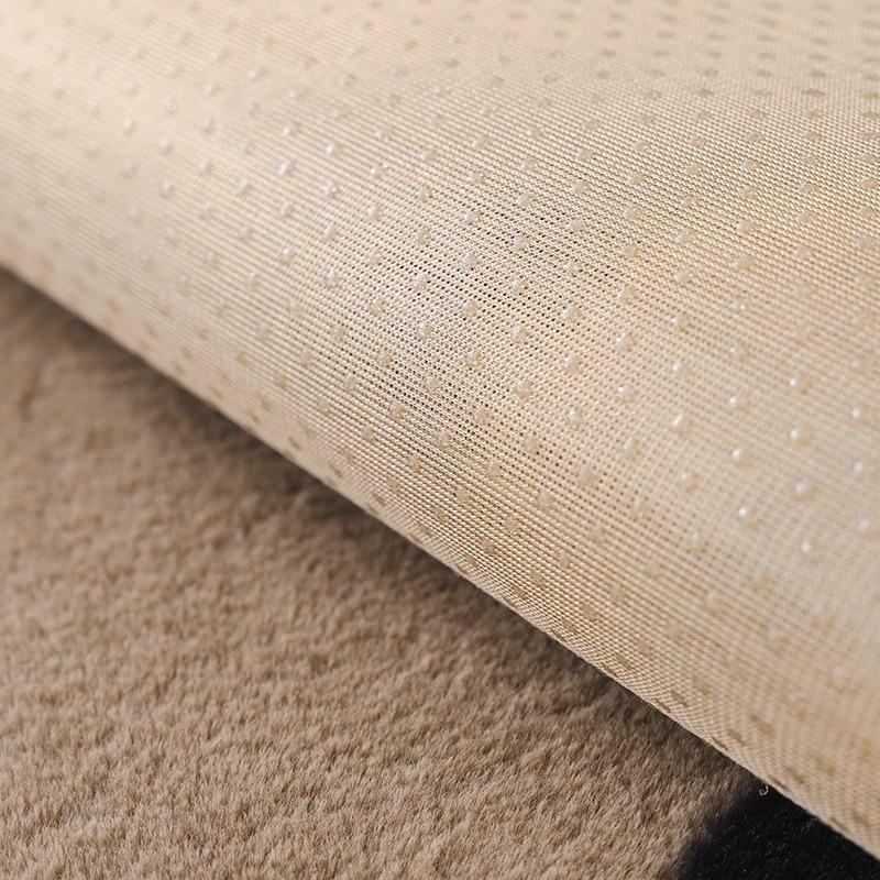 Autumn and Winter Plush Straight Row Sofa Cushion Irregular Irregular Wavy Side Seat Cushion Warm Zebra Pattern Non-Slip Seat Cushions
