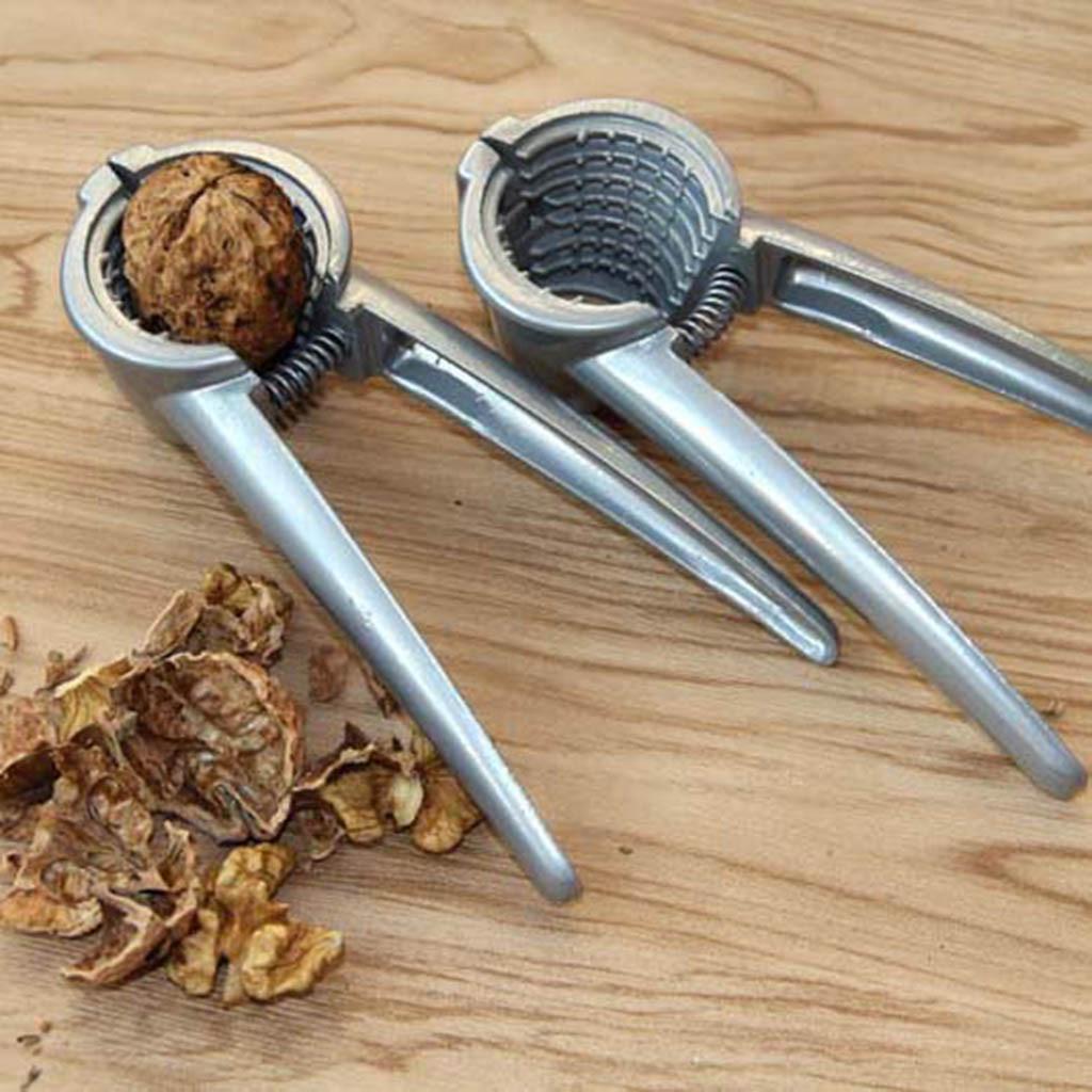 Aluminum Alloy Nutcracker Sheller Nut Opener Kitchen Tool Quick Walnut Cracker Aluminum Alloy Nutcracker Sheller Nut Opener Kitchen Tool Quick Walnut Cracker