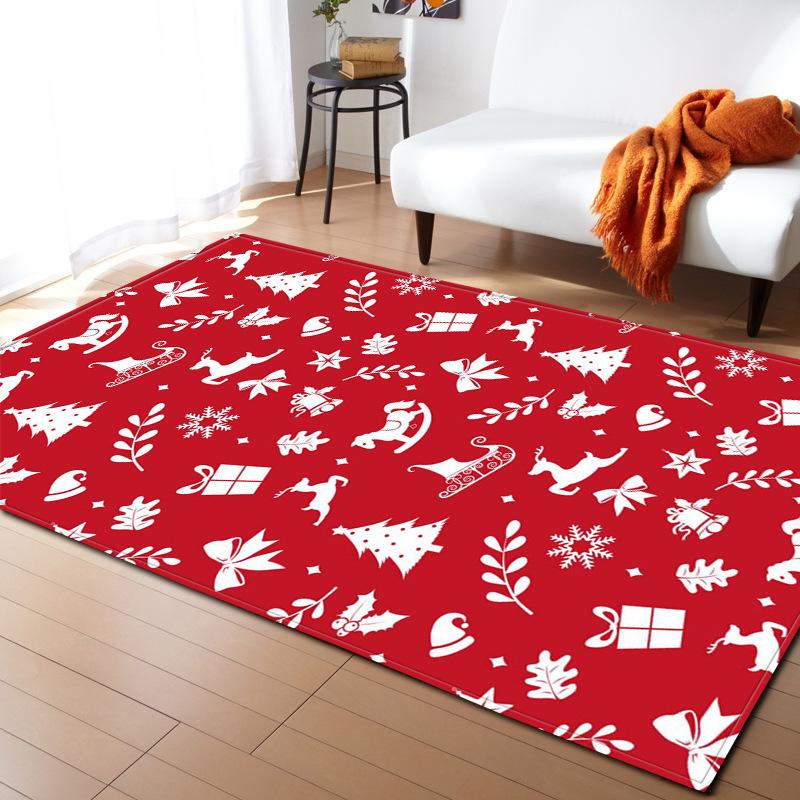 Christmas Living Room Floor Mat Bedroom Dining Room Carpet Carpet Doormat