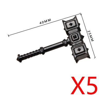MOC Building Block Medieval Solider Knight Figures Toy Weapons Accessories Sword Axe Bow Sword Ten Spear Crossbow Mini Bricks