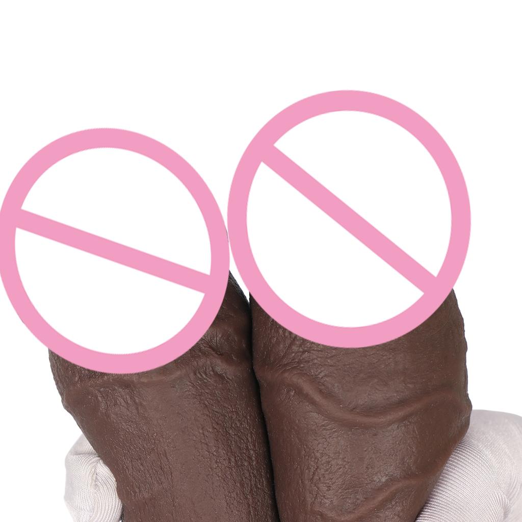Huge Realistic Dildo Double Head Penis Super Soft Dildo U Shape Big Dick Vagina G-Spot Stimulation Masturbator Waterproof Sex Toys for Women Men Gay