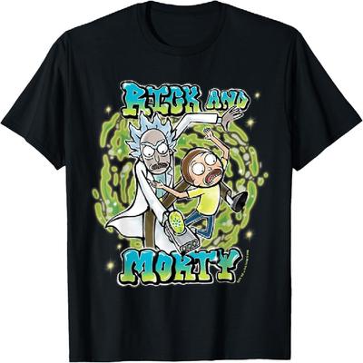 Rick & Morty Graffiti Portal T-Shirt