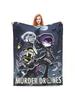 Drones Uzi Doorman Knitted Blanket Coral Fleece Plush Tv Series Soft Throw Blankets For Outdoor Travel Bedroom Quilt