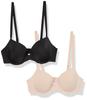 B85 [Amazon Essentials] 2-Piece Bra, 3/4 Cup, Microfiber, Women's Blush,