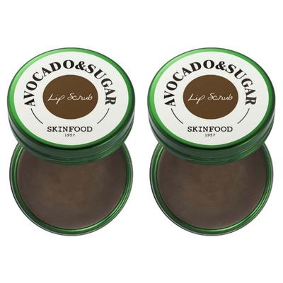 SKINFOOD Avocado & Sugar Lip Scrub 14g*2Pcs/4Pcs