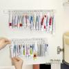 1PC Plastic Hanging Ointment Storage Rack Space Saving Large Capacity Lotions Storage Clip With Slide Rail Headband Holder