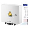 Solar PV Combiner Box 6 String 10A for Solar Panel System Steel Case IP65